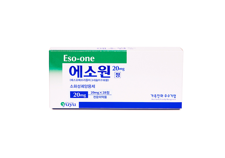 유유제약, GERD(위식도 역류질환) 치료제 에소원정 출시